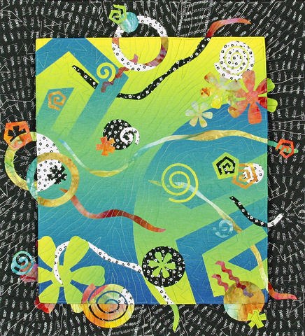 Image of quilt titled “Hangover III" by Barbara Fox